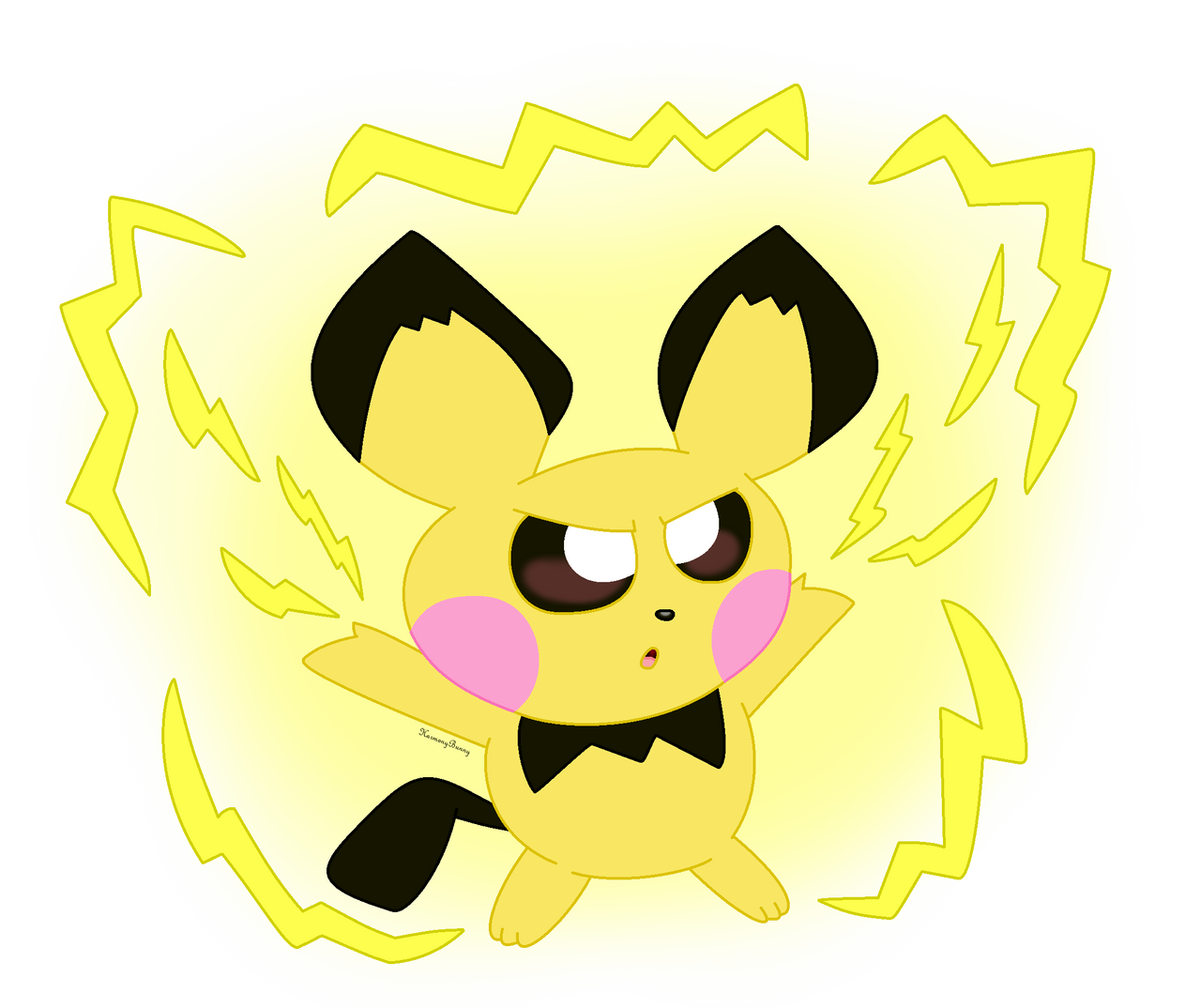 (COLLAB ENTRY) Pichu by HarmonyBunny2025 on DeviantArt