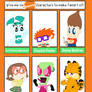 (MEME) Six Nickelodeon Character Fanarts