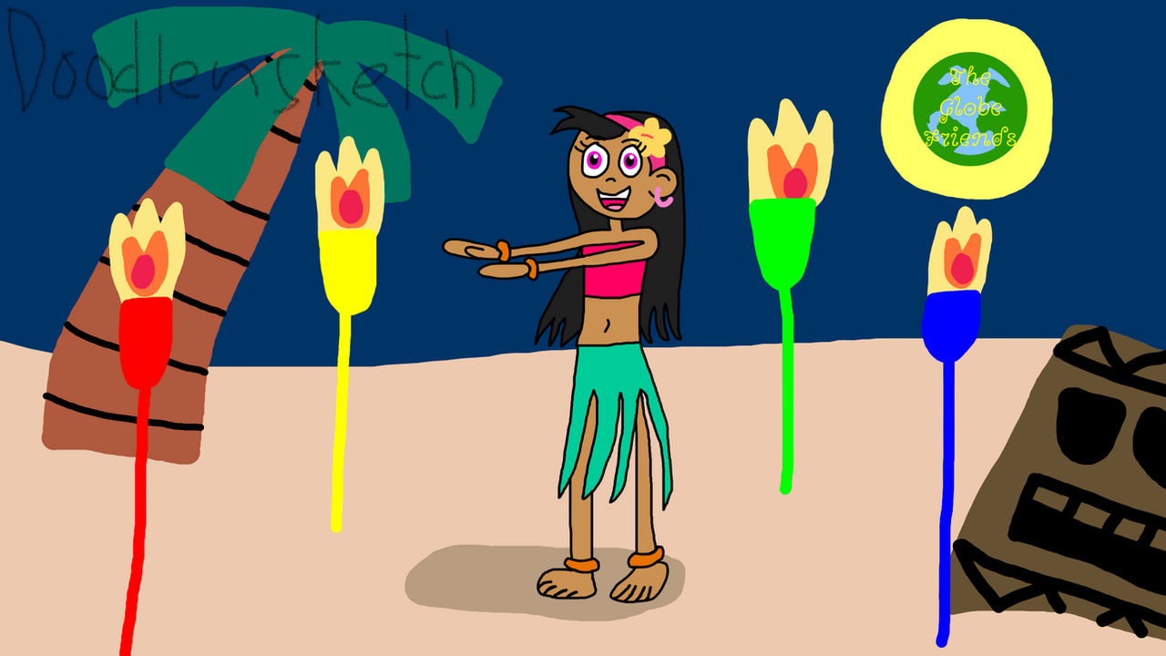 Amina's Hula Dance by DoodlenSketch on DeviantArt