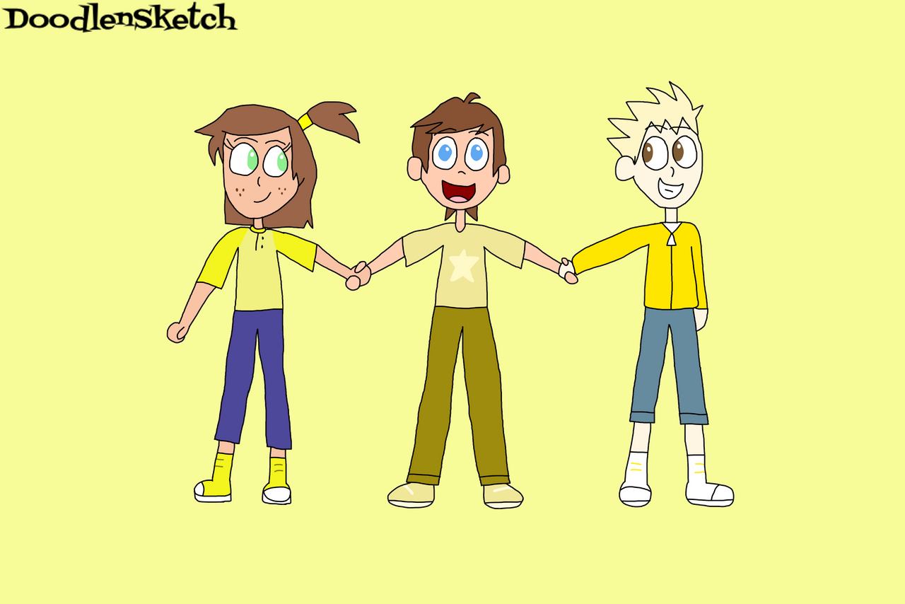 Friends in Yellow by DoodlenSketch on DeviantArt