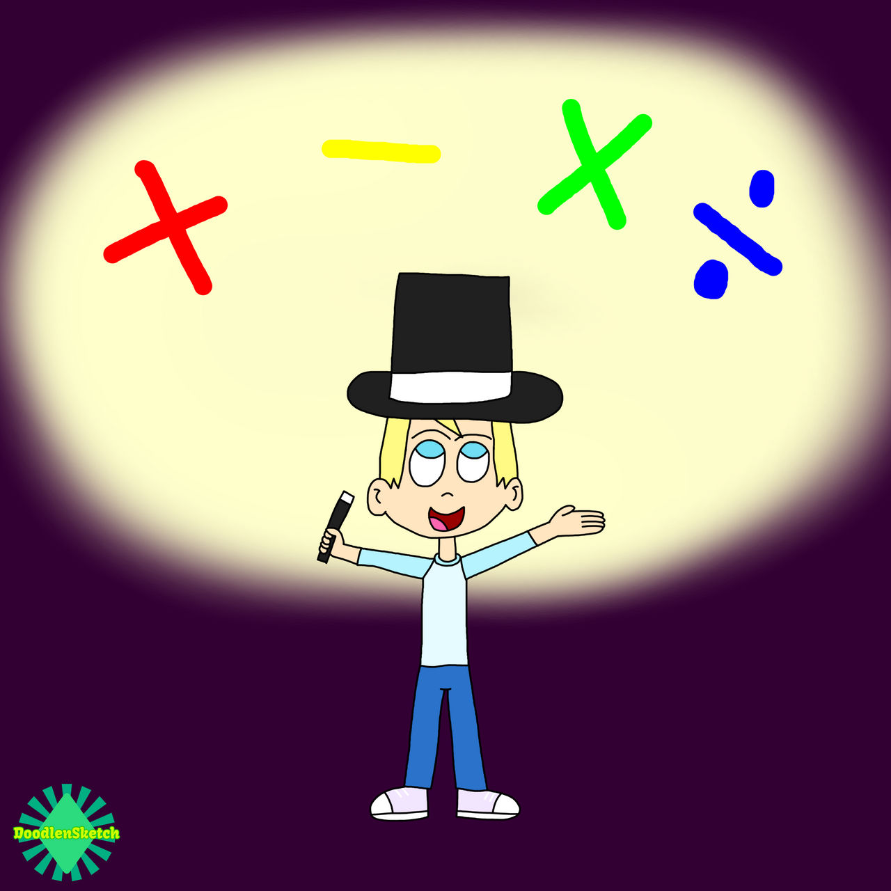 Marvelous Math Character The Mathematician Magician by DoodlenSketch on DeviantArt