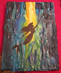 Little Mermaid crayon art