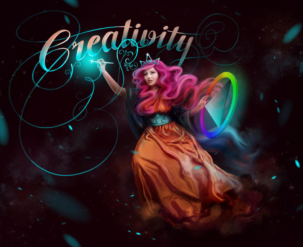 The Goddess Creativity by huion on DeviantArt