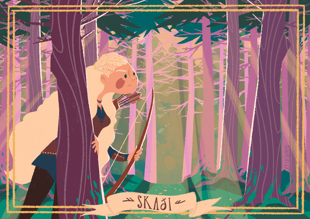 Skade the Goddess of Winter by huion on DeviantArt