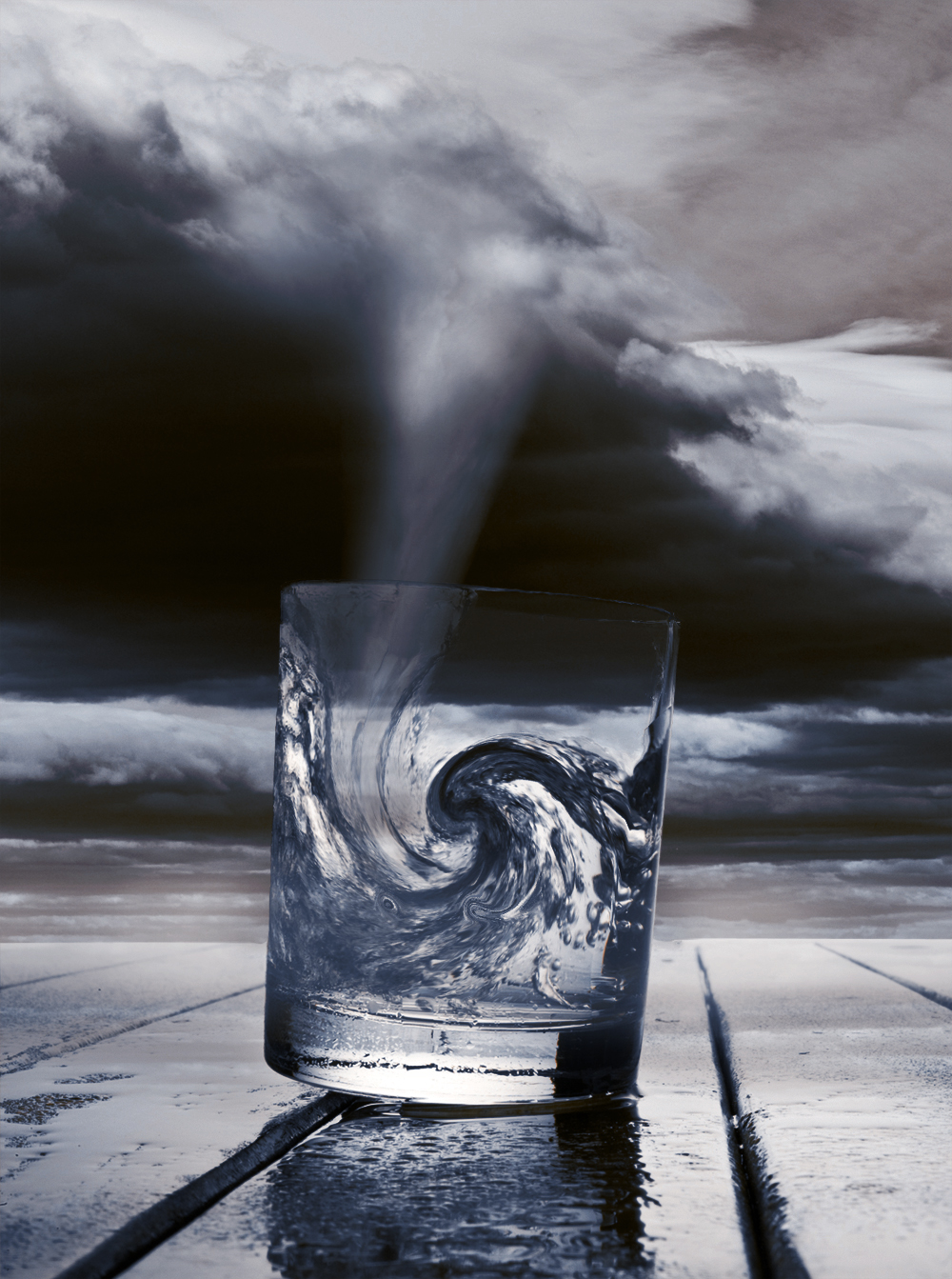 Sturm im Glas