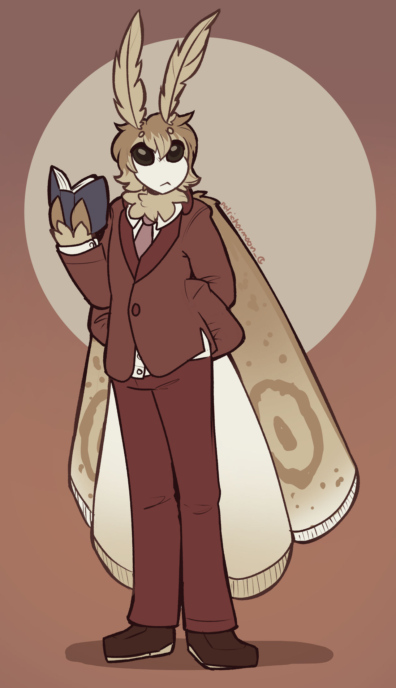 Dapper Moth by petrichor-moon on DeviantArt