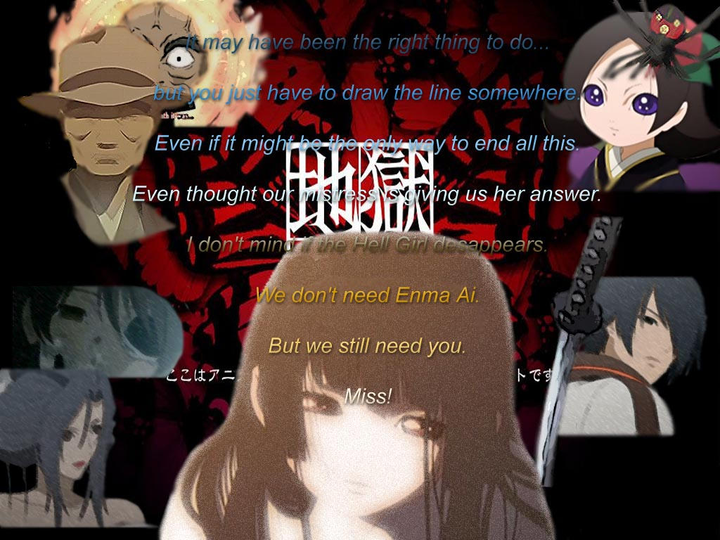 Get Jigoku Shoujo Futakomori Wall By Jurujuru On Deviantart For Free Wallpaper Jigoku Shoujo Futakomori Wall By Jurujuru On Deviantart HD