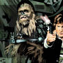 Chewbacca and Han Solo