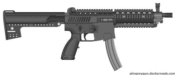 Submachine gun by Warkom on DeviantArt