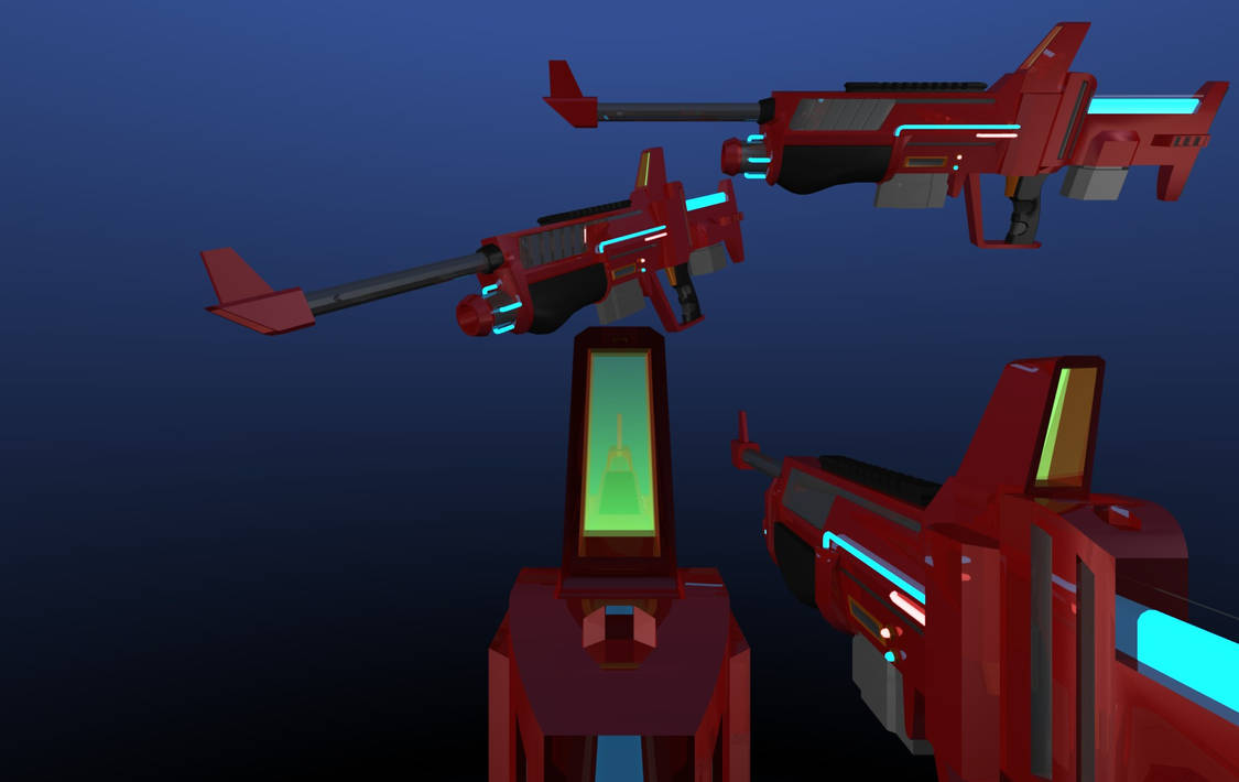Laser Rifle Deviantart Autolaser 3D Laser Assault Rifle by Warkom on DeviantArt