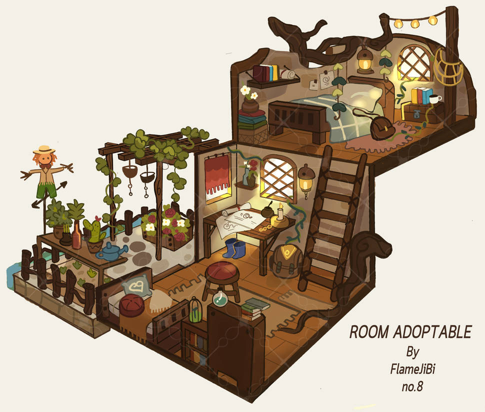 (CLOSE) Room Adoptable #8 by FlameJiBi on DeviantArt