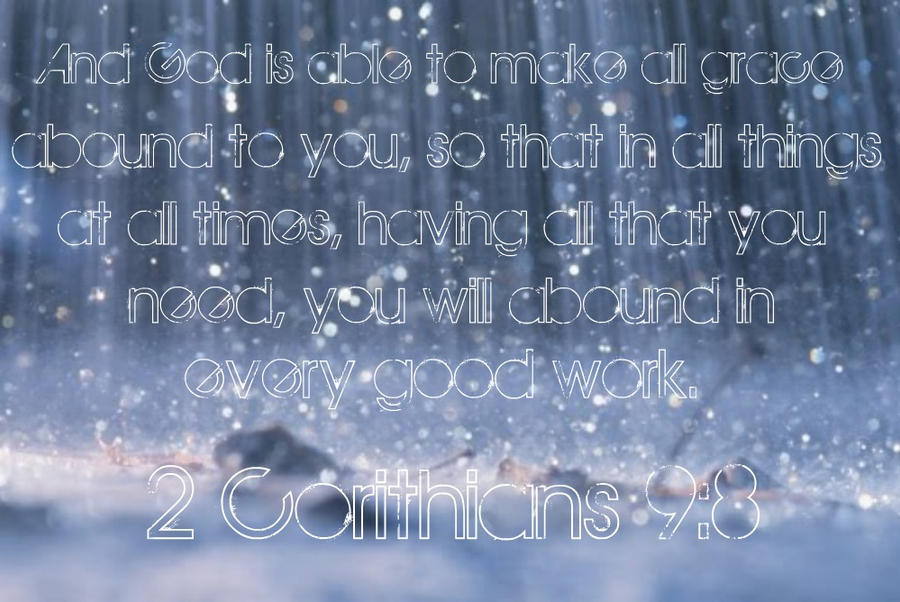 2 Corithians 9:8