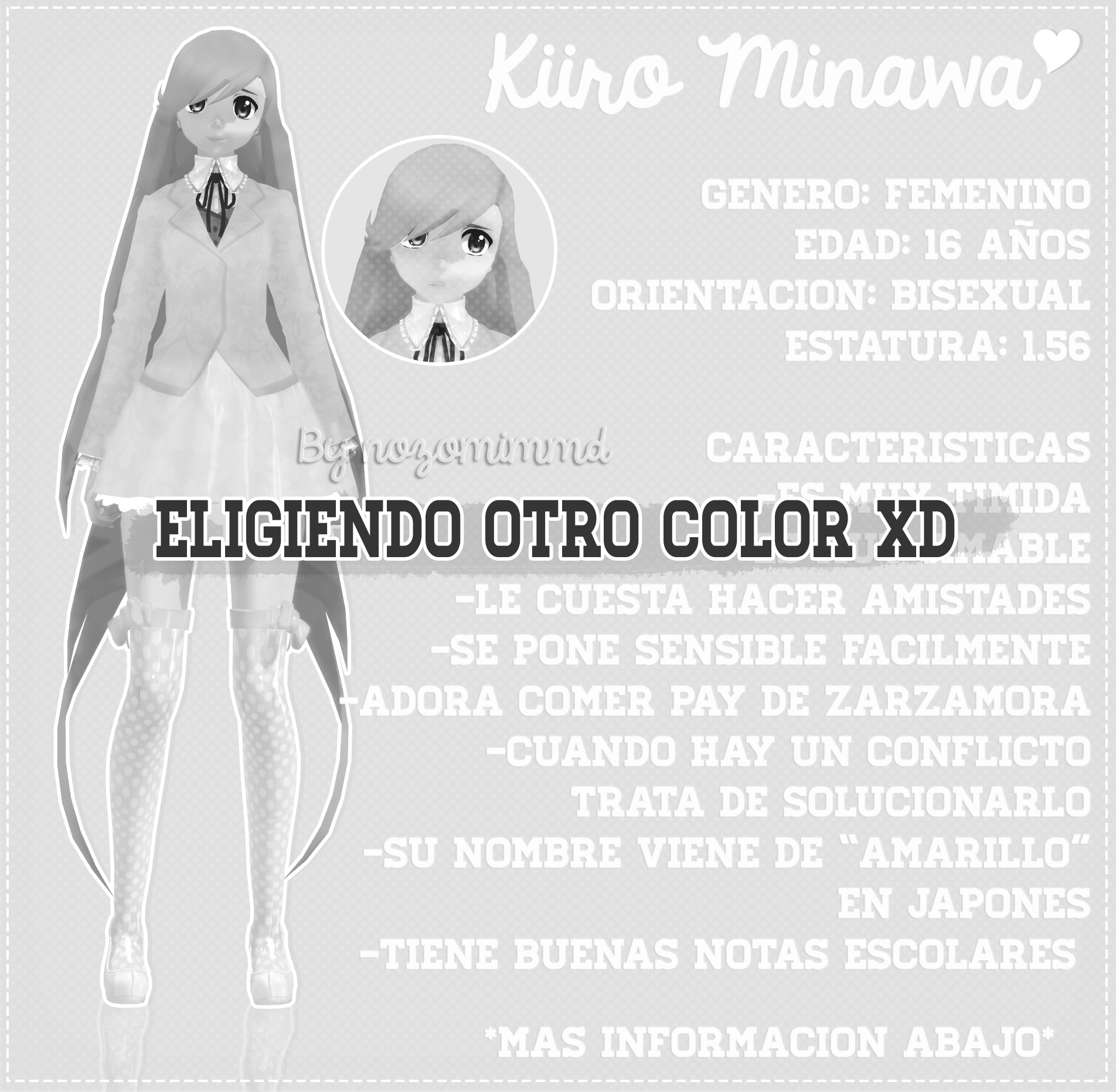 Color Code Mmd ||MMD Colors|| Kiiro Minawa by NozomiMMD on DeviantArt