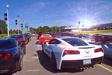 2014 Corvette Caravan Send-Off Event Photography