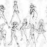fashion sketch medley 2