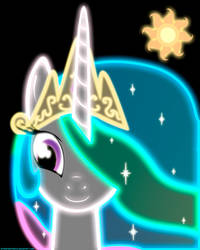 Neon Princess Celestia