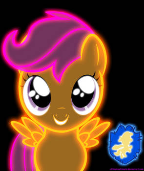 Neon Scootaloo