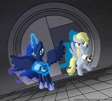 Portal 2 Luna and Derpy