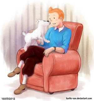 Tintin and Snowy