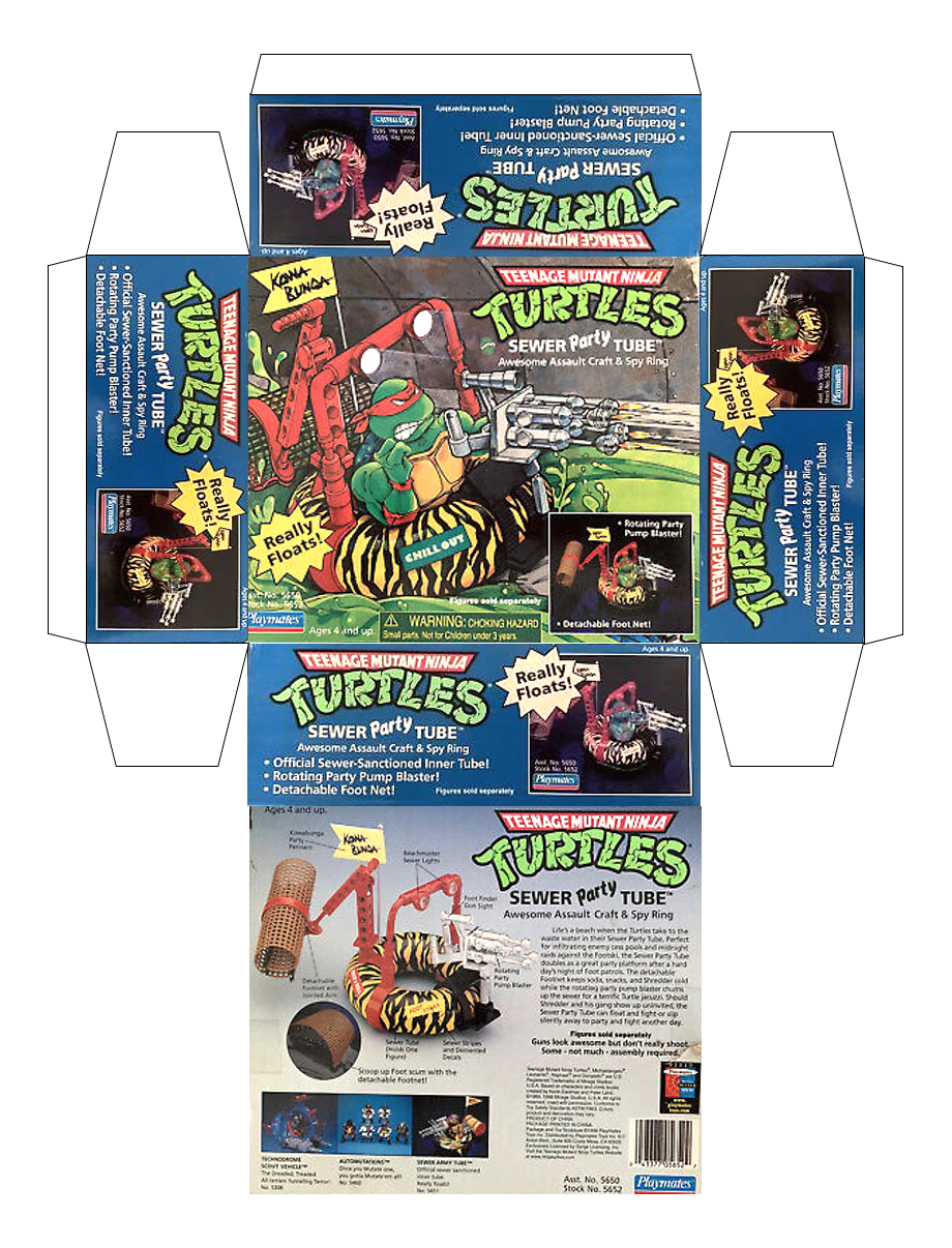 TMNT Sewer Party Tube Box by Jediknight11977 on DeviantArt