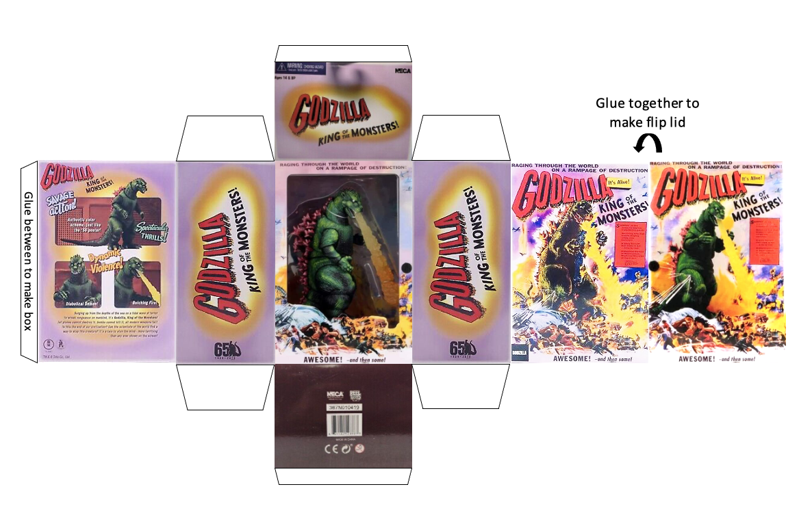 Godzilla Figure Collection Box Godzilla Figure Box by Jediknight11977 on DeviantArt