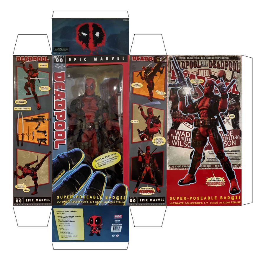 Epic Marvel Deadpool Figure Box by Jediknight11977 on DeviantArt