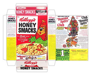 Fleegle Honey Smacks Cereal Box