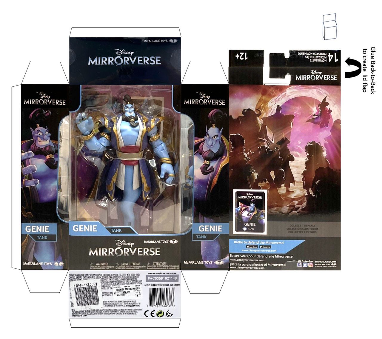 Geni Mod Figure Disney Mirrorverse Genie Figure Box by Jediknight11977 on DeviantArt
