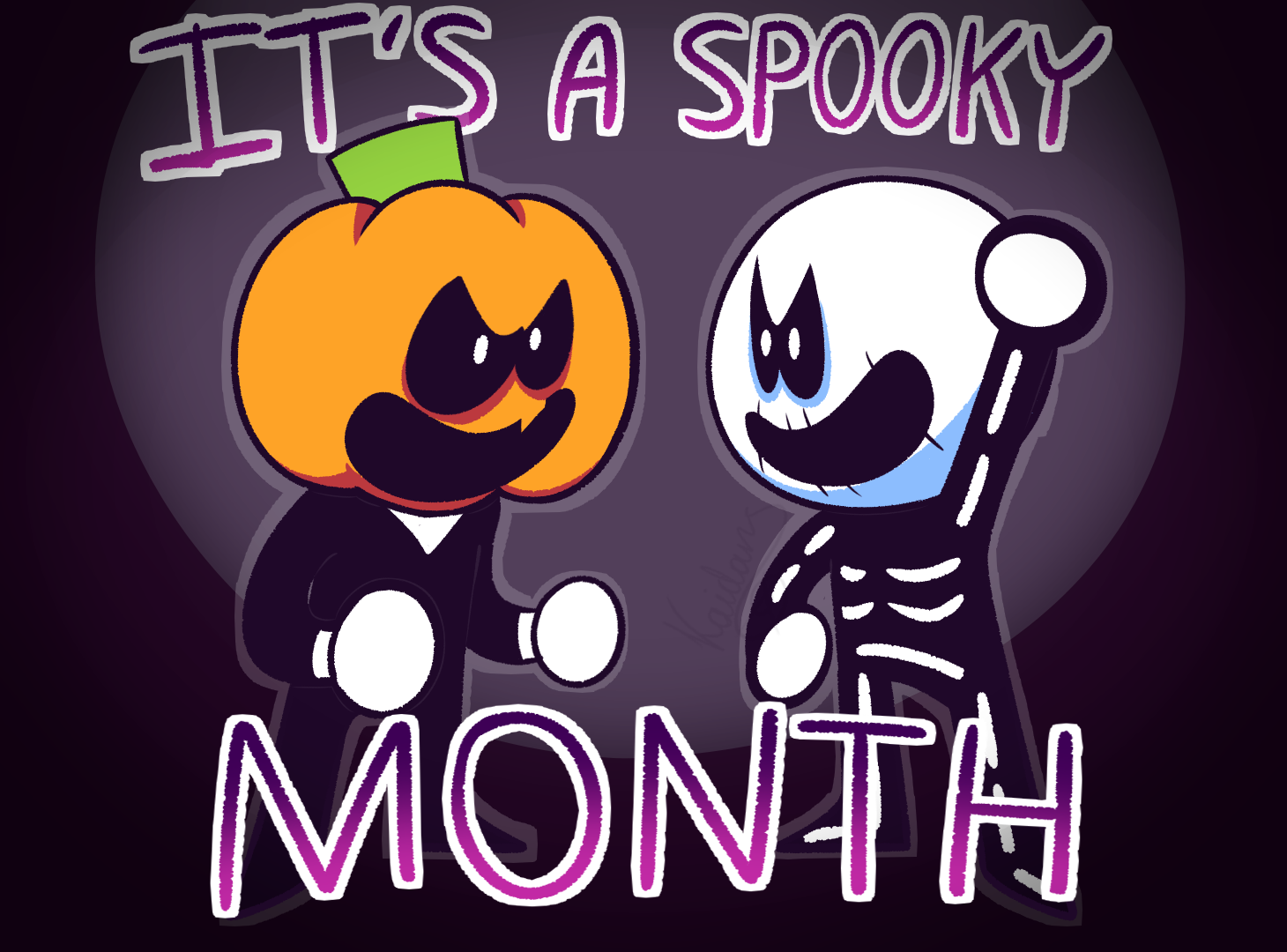 It's Spooky's Month (Spooky Month X SJM) by EmptyAzurite on DeviantArt