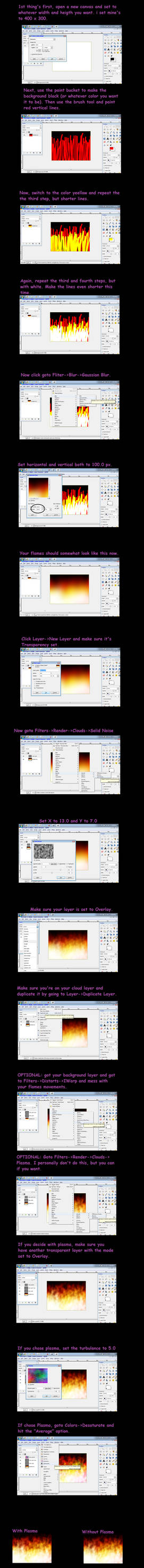 Flames Tutorial on GIMP
