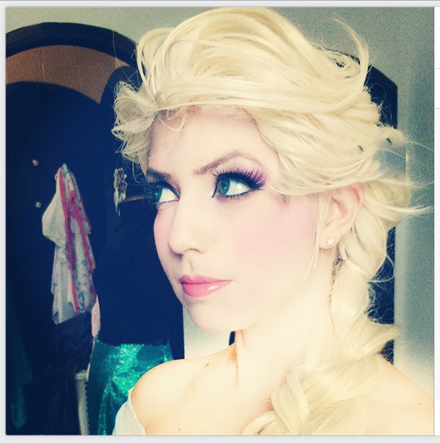 Elsa / Makeup and wig test