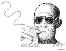 Hunter S. Thompson Typography