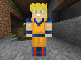 minecraft skin goku ssj