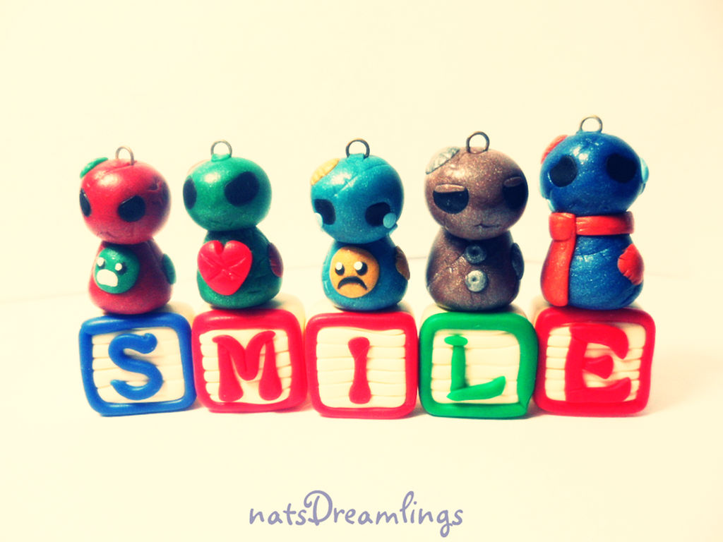 Smile: Polymer Clay Patchies' Photo Shoot