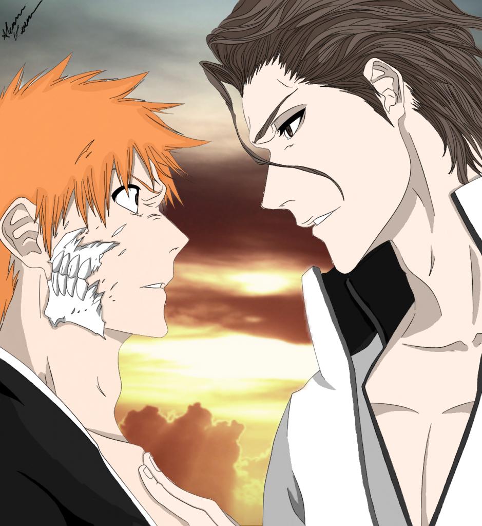 Aizen/Ichigo (Colored)