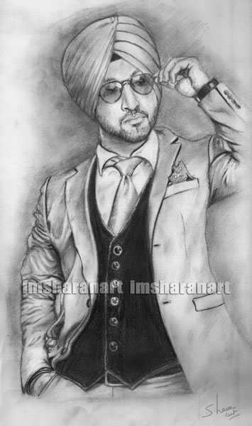 diljit sketch