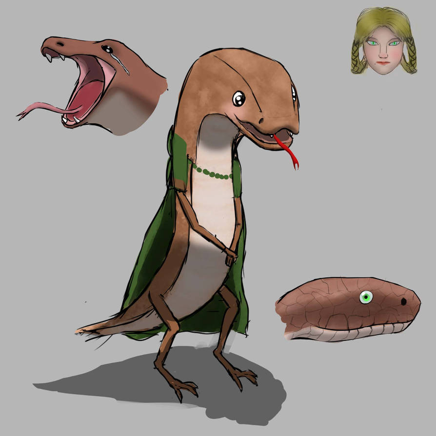 Rya doodle +snake Study by Gutsherr on DeviantArt