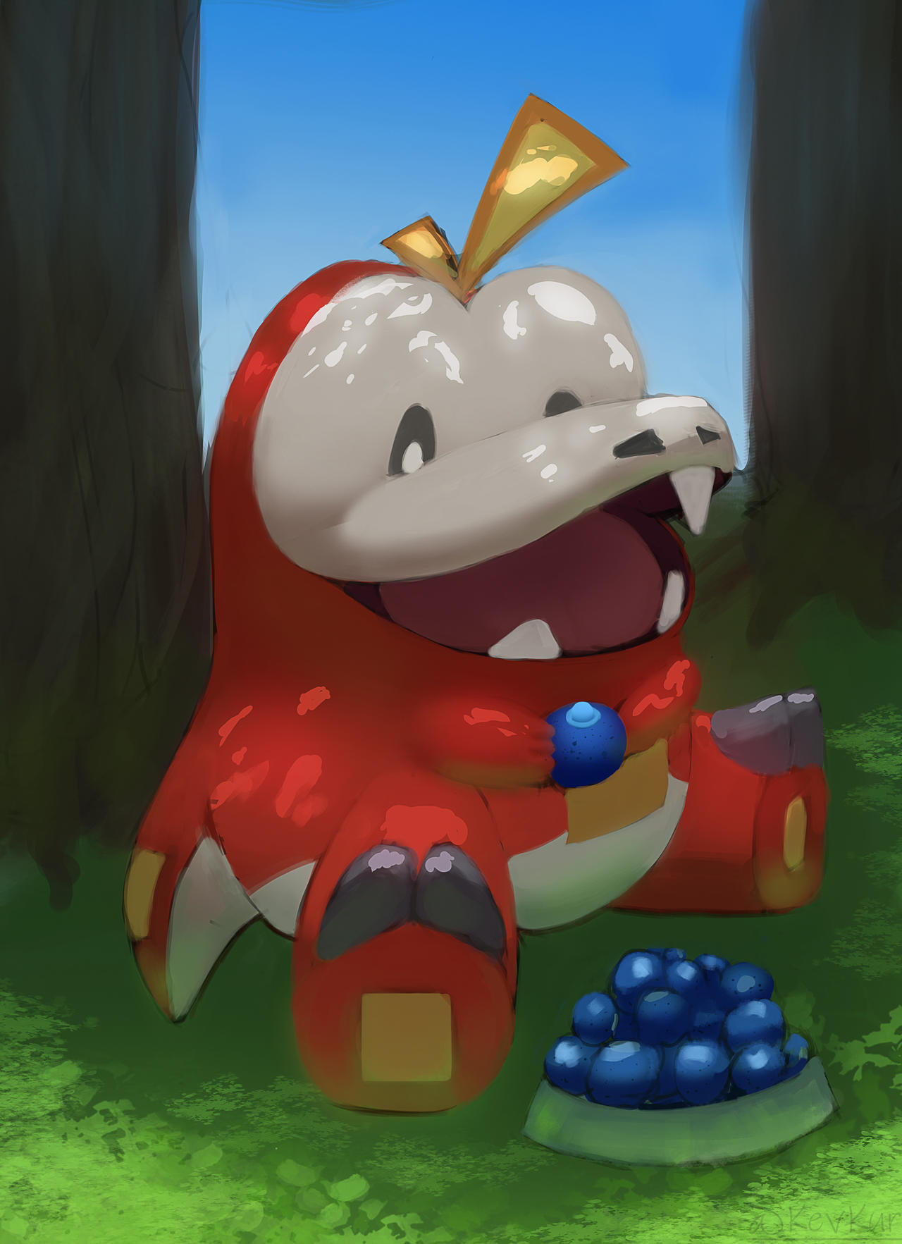 Fuecoco by Gutsherr on DeviantArt