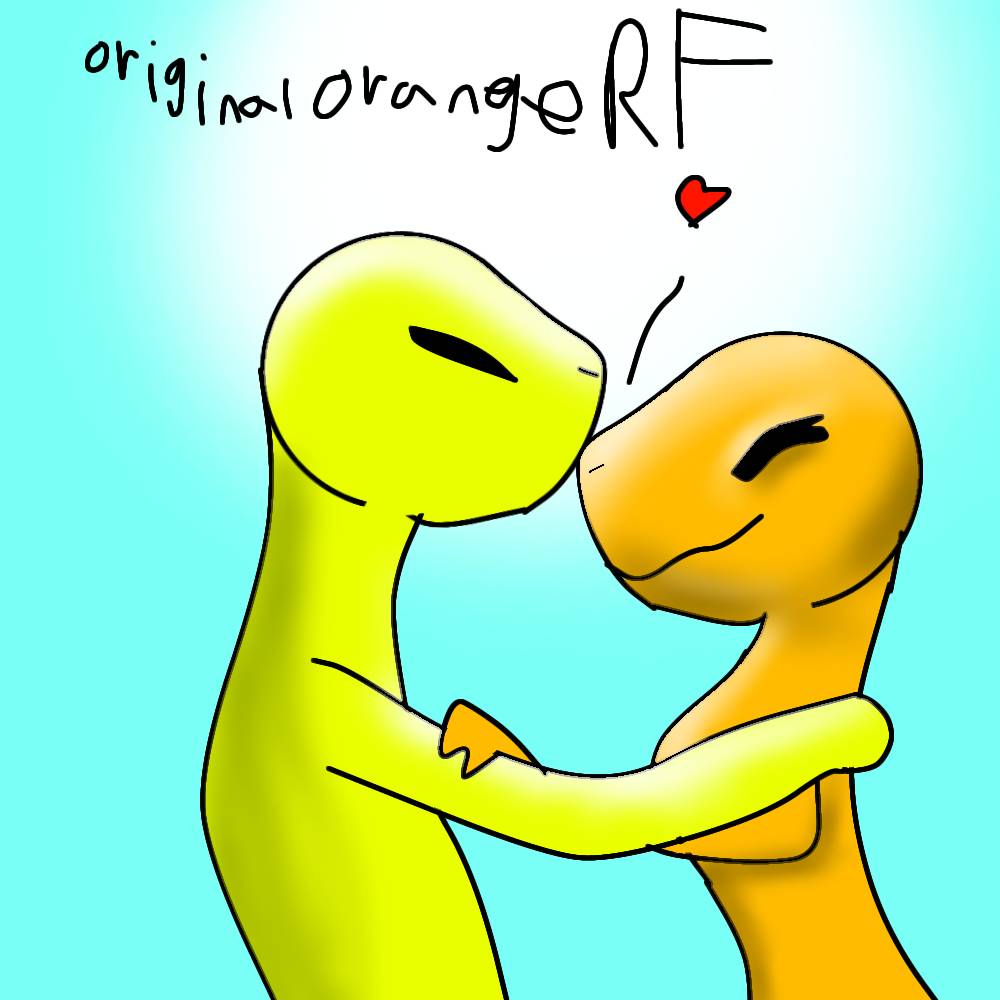 Rainbow friends Green x Blue fanart by nikkimoniquecute on DeviantArt