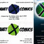 Planet X Comics Business Cards