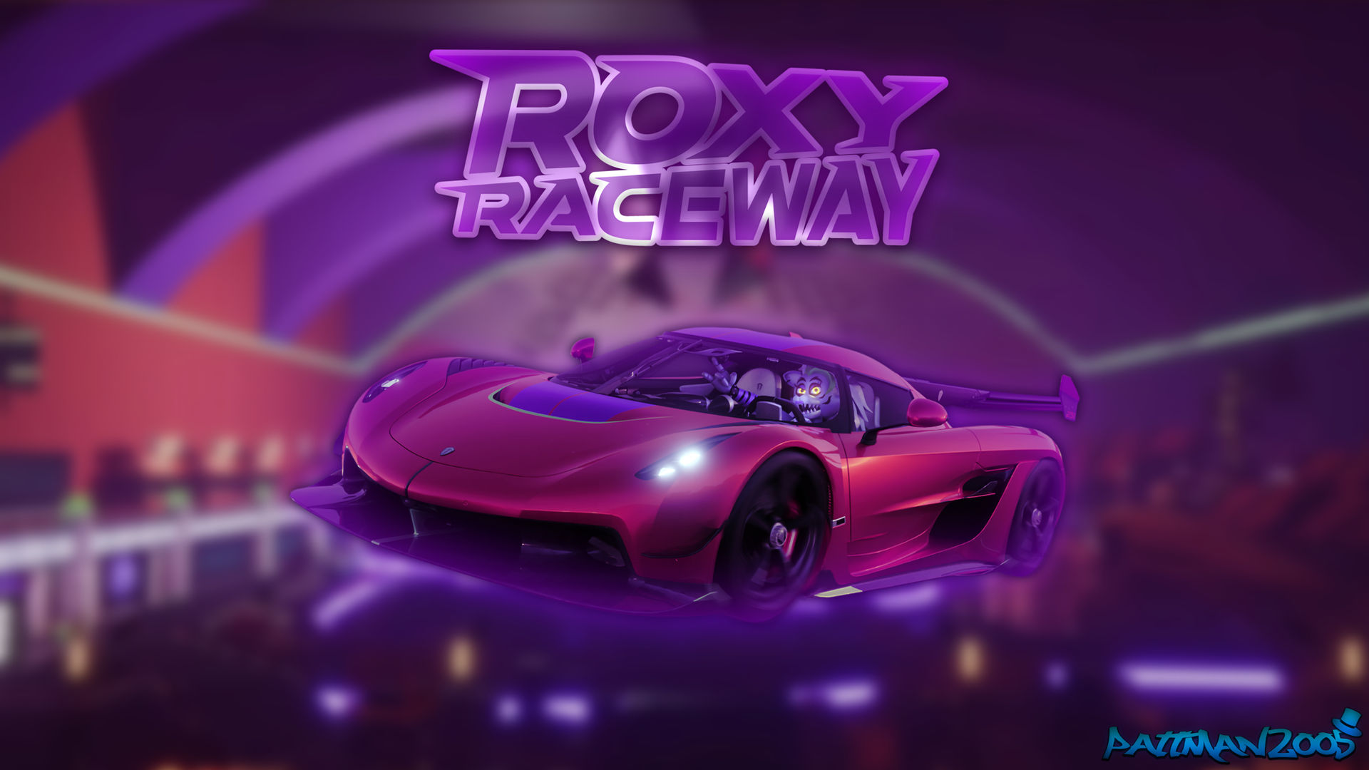 Roxy Raceway Poster! (FNAF/Blender) by Pattman2005 on DeviantArt