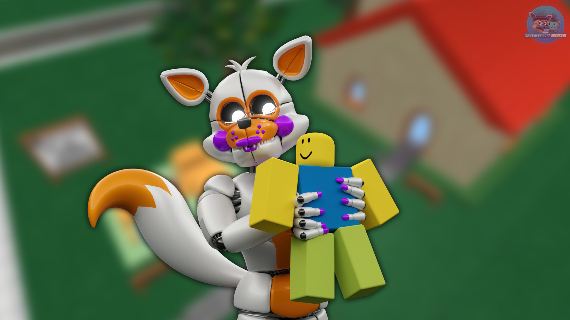 Lolbit And Funtime Foxy! (FNAF/Blender) by Pattman2005 on DeviantArt