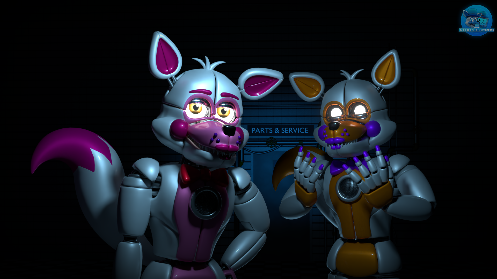 Fnaf Sl Funtime Foxy and Lolbit by officiallydumbb on DeviantArt