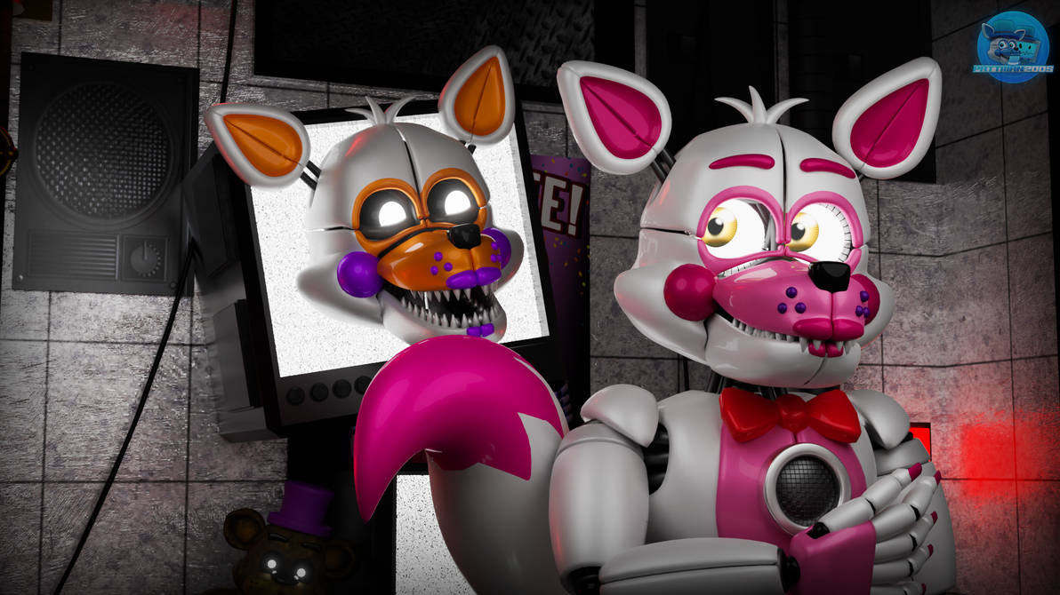 Pixilart - funtime foxy and Lolbit by 672846