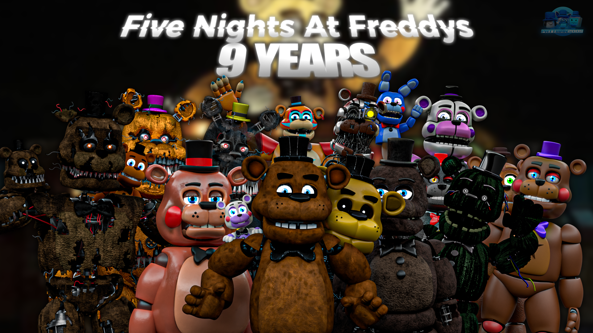 FNAF (10 Games and 9 Years) Happy Anniversary by CoolTeen15 on DeviantArt