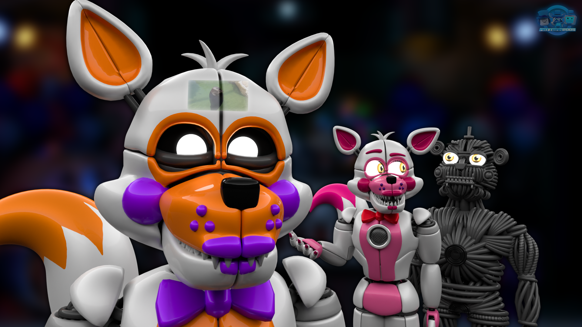 Fnaf Sl Funtime Foxy and Lolbit by officiallydumbb on DeviantArt