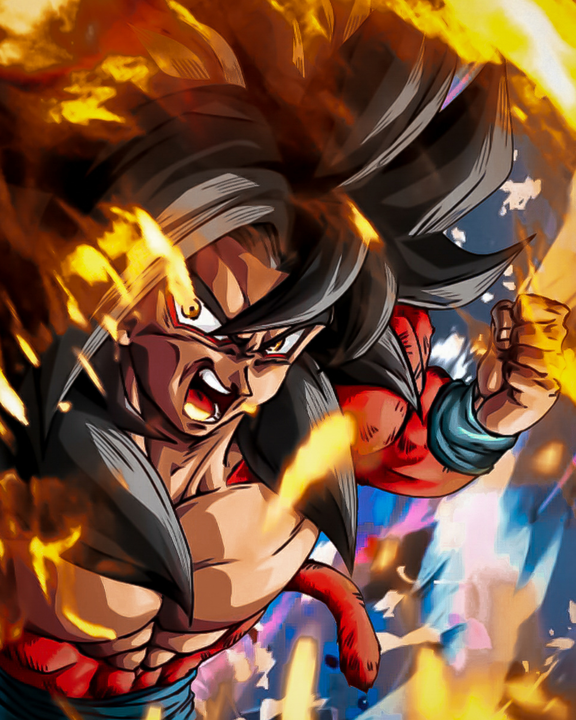 Goku super saiyan 4 by zignoth on DeviantArt