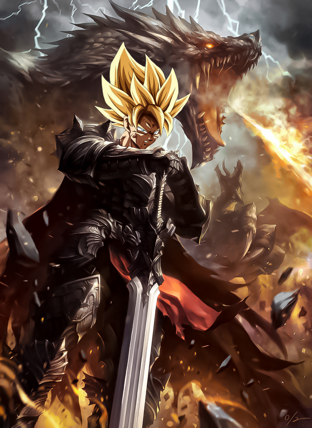 Super Saiyan 3 Goku by SatZBoom on DeviantArt