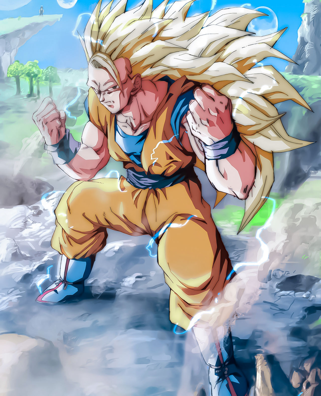 Super Saiyan 3 Goku by SatZBoom on DeviantArt