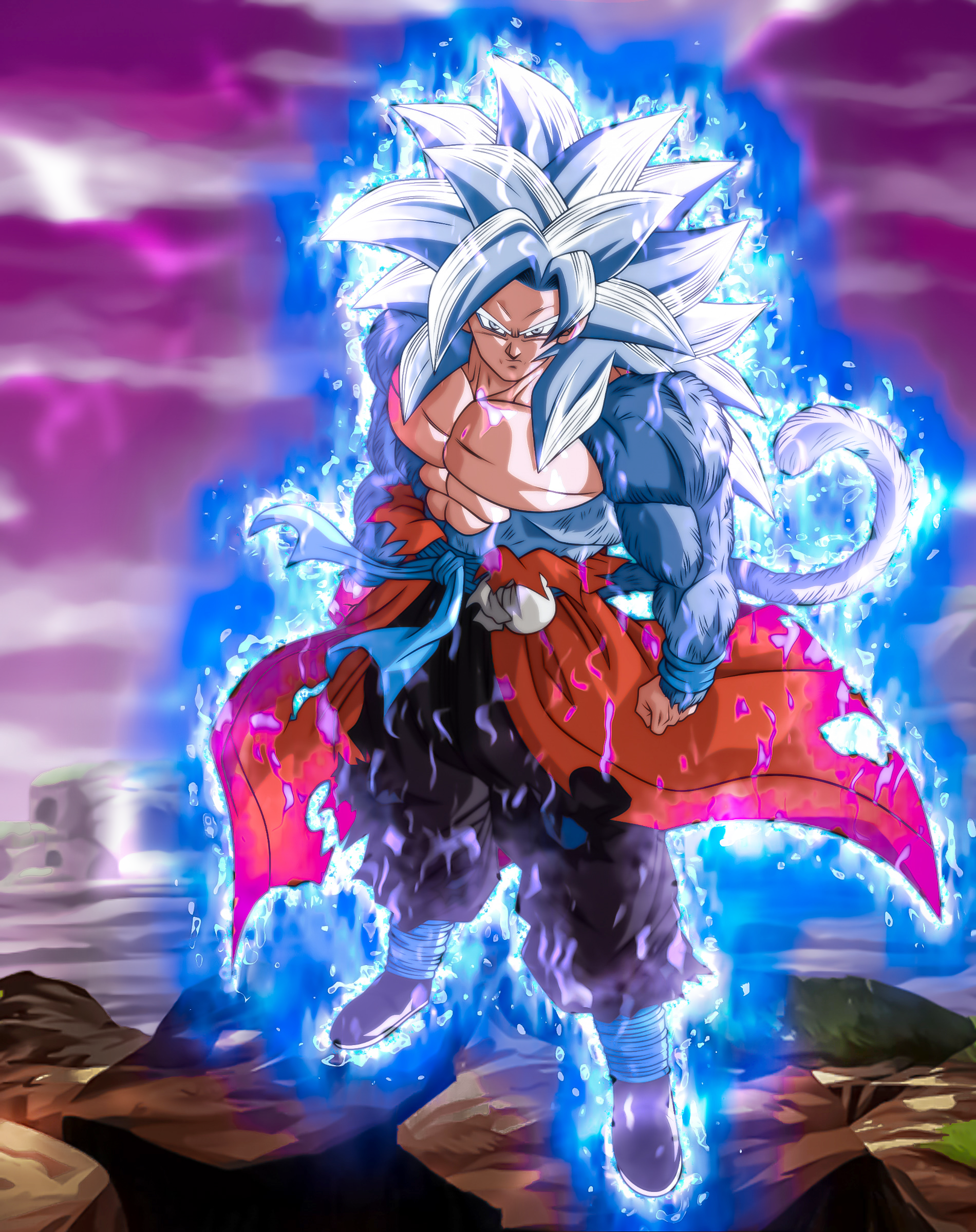 Goku SSJ 5 Limit Breaker Mystic by VectorxD115 on DeviantArt